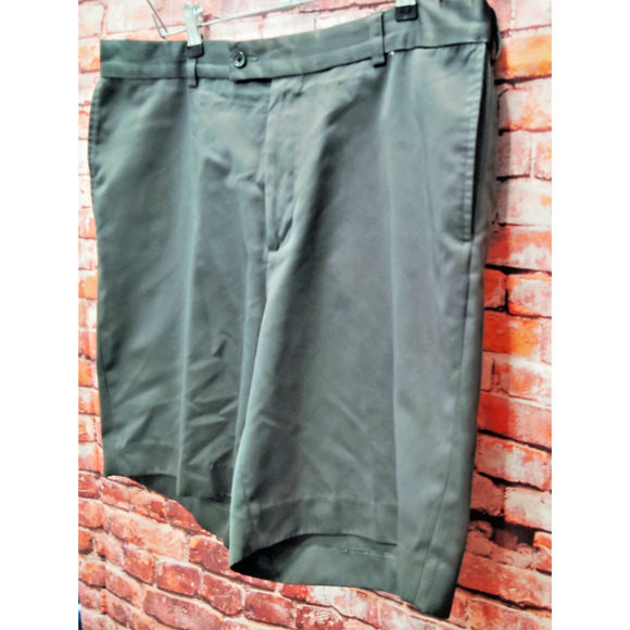 Lyle & Scott Shorts Mens Sz 36 Green Casual Flat Front Regular Fit Slash Pocket - Picture 5 of 8